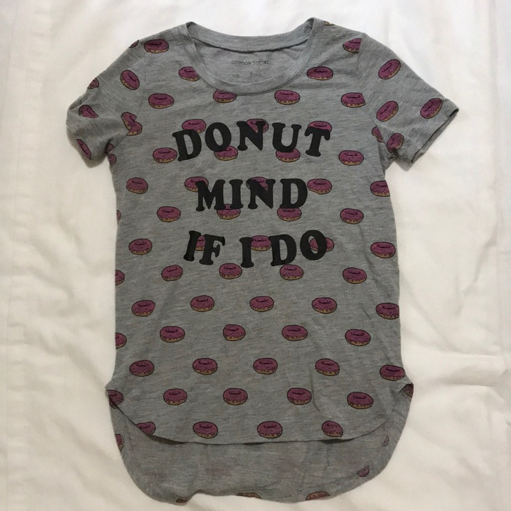 Grayson Social Girl’s ‘Donut Mind if I Do’ Tee